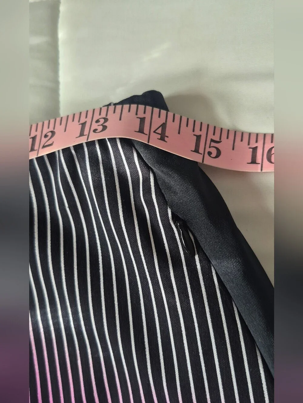 Tail Black, White & Pink Striped Mini Skirt